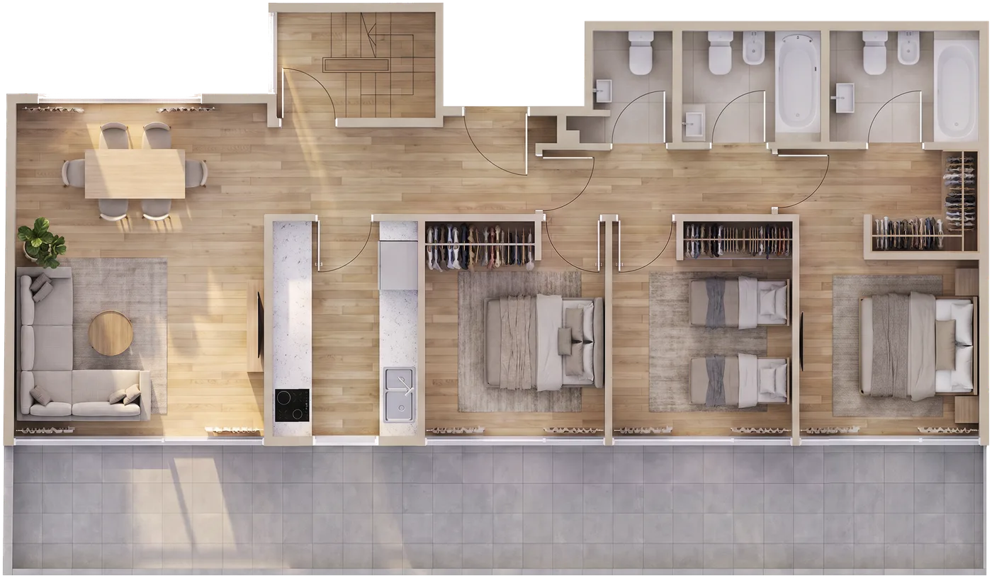 Plano Departamento 702